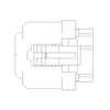 PAC 12191067 PLUG-16CAV,MICP100W,2X8,GY