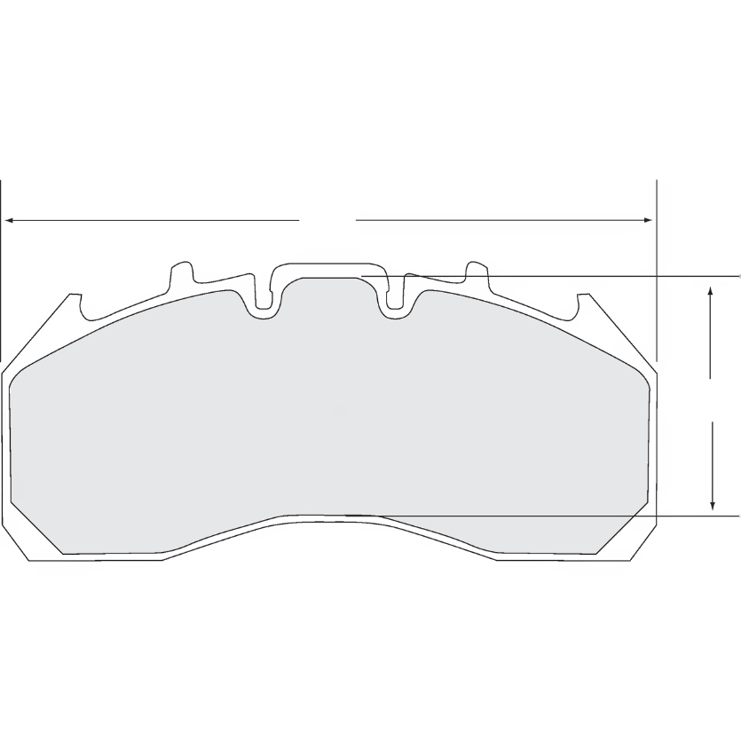 PFR 1311 12 BRAKE PAD (SET OF 4)