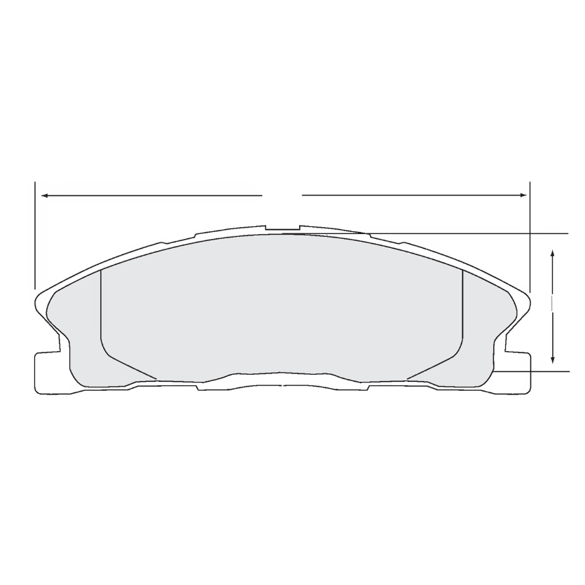 PFR 161120 CARBON METALLIC DISC BRAKE PAD AXLE SET