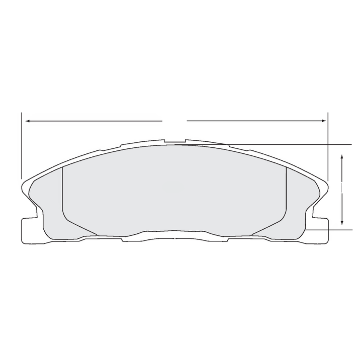 PFR 161120 CARBON METALLIC DISC BRAKE PAD AXLE SET
