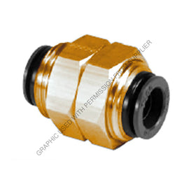 PHM 12 90066 QWIK-FIT -BLKHD UNION, 3/8IN TUBE