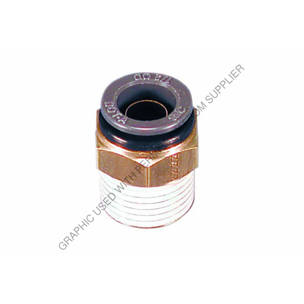 PHM 12 93108 QWIK-FIT-M CNCTR, 5/8IN TUBE-1/2IN PIPE