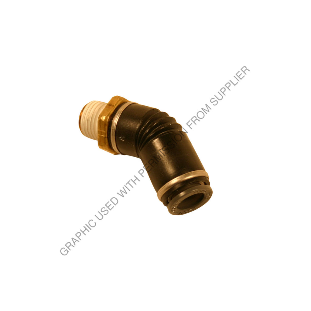 PHM 12 98064 QWIK-FIT-45 M EL, 3/8IN TUBE-1/4IN PIPE