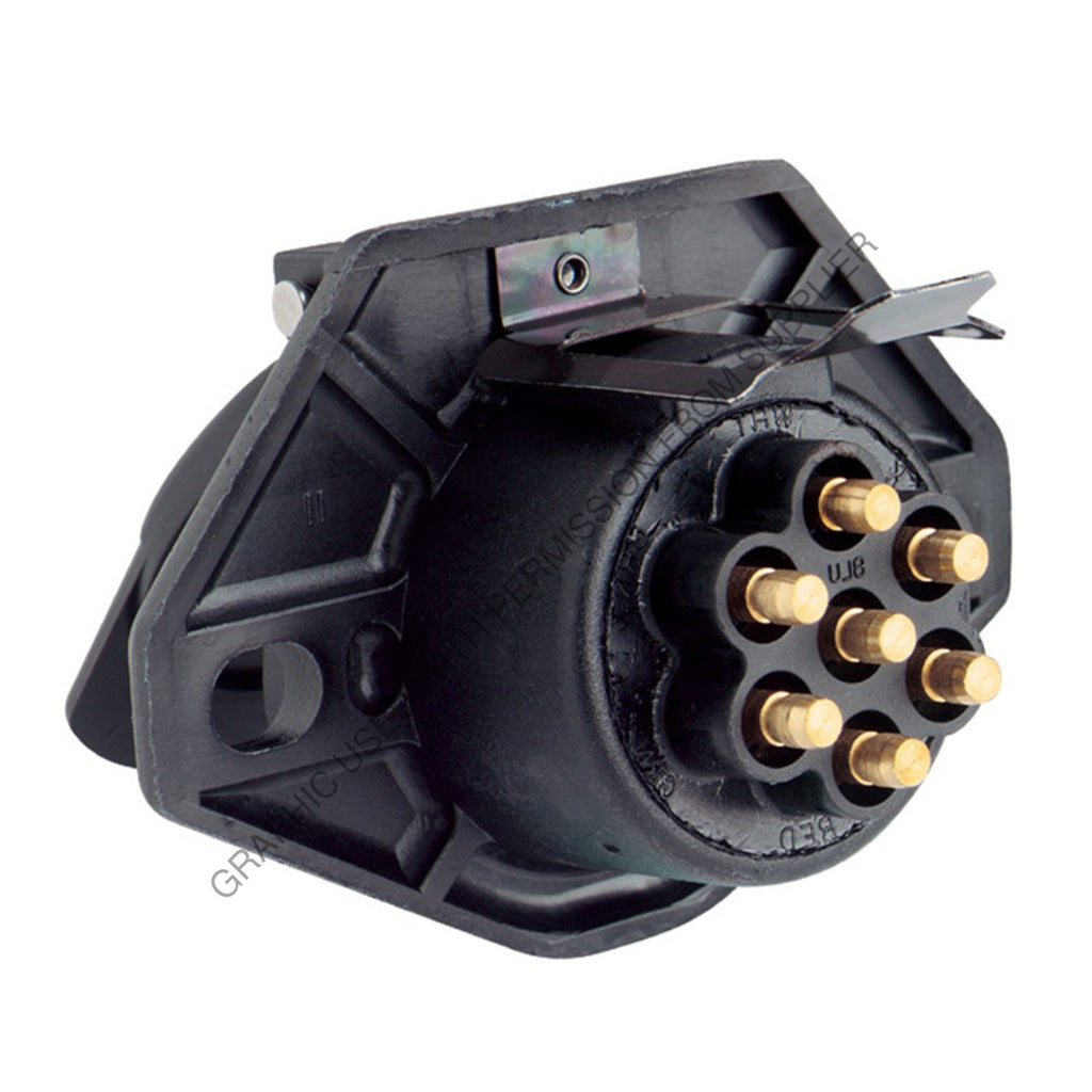 PHM 16 726 1 SOCKET-7PIN,BLT TERM,SPLIT PIN,QCS,2HOLE