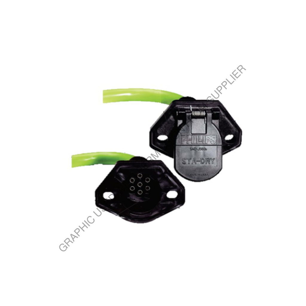 PHM 16 7403 120 CONNECT SOCKET - QCS2 STRAIGHT,120IN,ABS