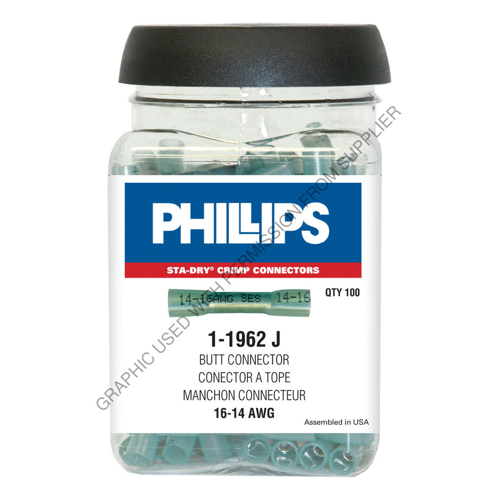 PHM 1 1962J S-D CRIMP & SEAL 16-14 GA 100 PCS/JAR