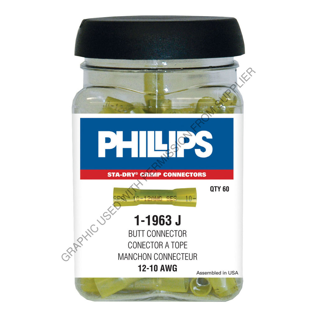 PHM 1 1963J S-D CRIMP & SEAL 12-10 GA 60 PCS/JAR