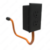 PHM 40FL10 130 RECEPTACLE-POWER,AC,WALL BOX