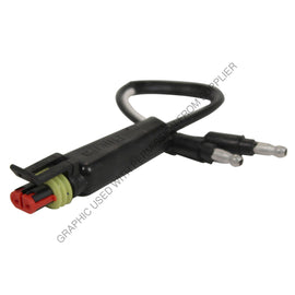 PHM 51 96310 CONNECTOR 8", (2).180BULLET TO 2PIN AMP