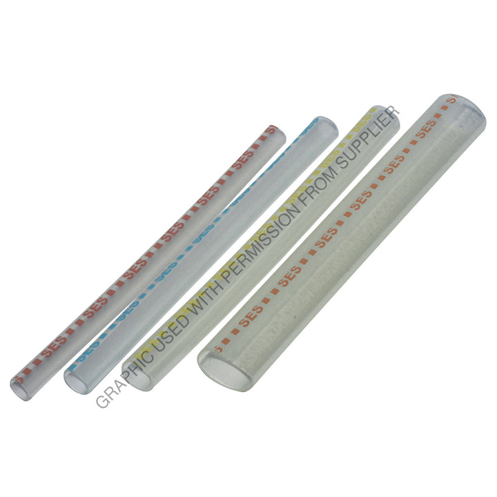 PHM 6 357 HEATSHRINK TUBING,8-2/0GA,CL/O DASH,6-6