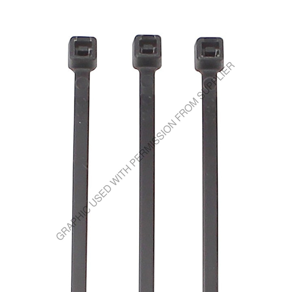 PHM 8 43084 CBL TIE-7.5 BLK NYLON 50 40/BAG
