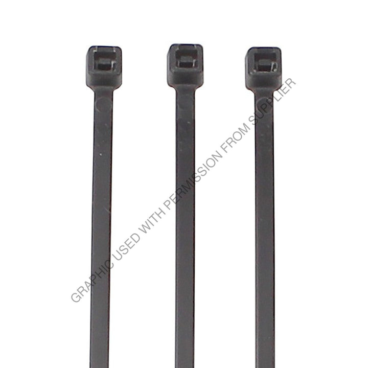 PHM 8 43084 CBL TIE-7.5 BLK NYLON 50 40/BAG