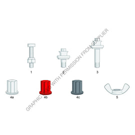 PHM 8 651 TERM BATT NUT AND BOLT