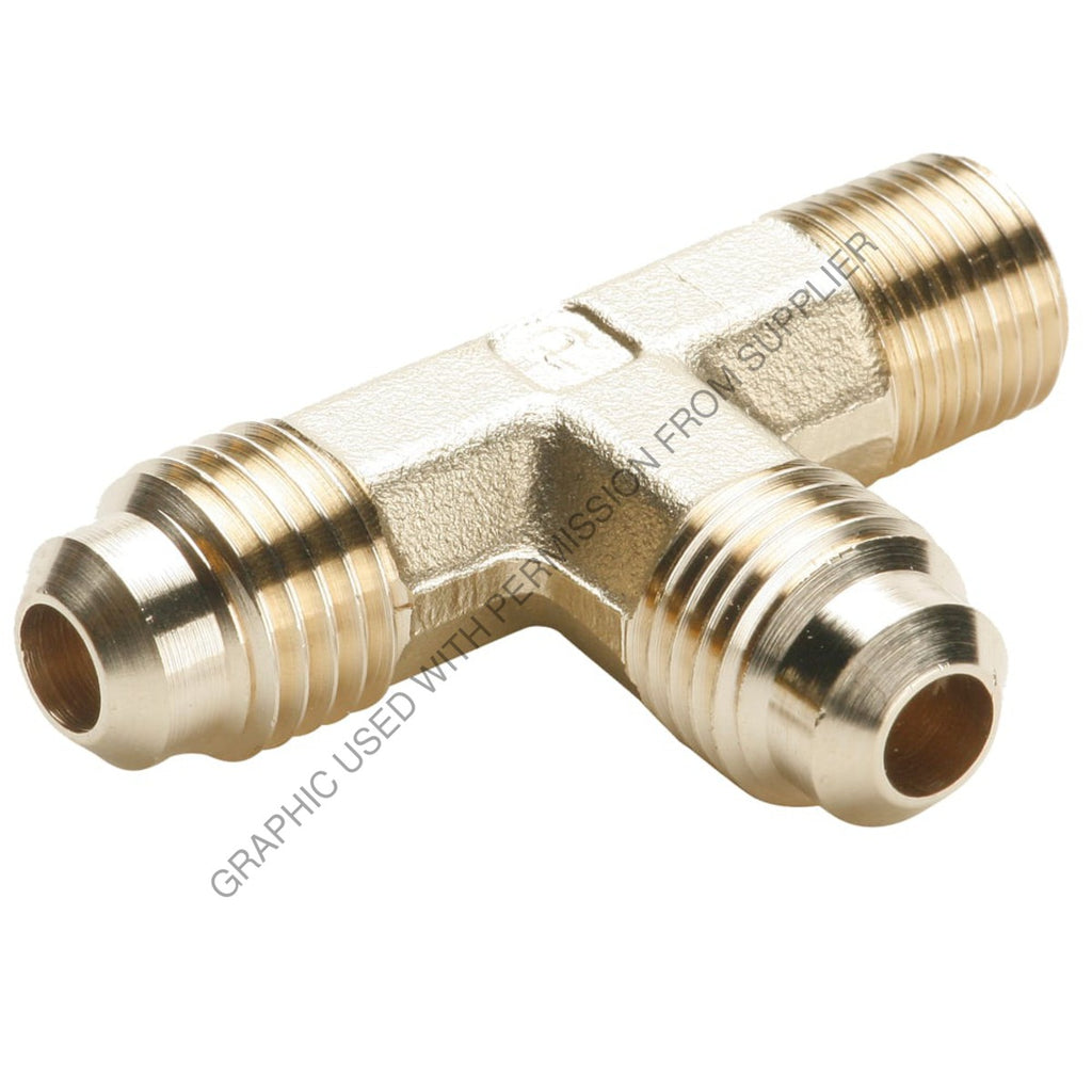 PH  151F 4 4 SAE FLARE-MNPT TEE