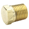 PH  218P8 PLUG - HEX, BRASS, 1/2  NPT