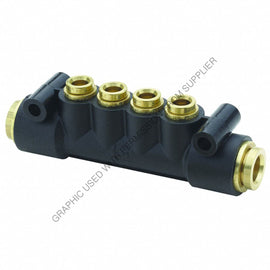 PH  24M 6 4 MANIFOLD-FLUTE 3/8,NON-SOLDERED JOINTS