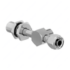 PH  557197 BULKHEAD TEE BLOCK,5/16,O-RING