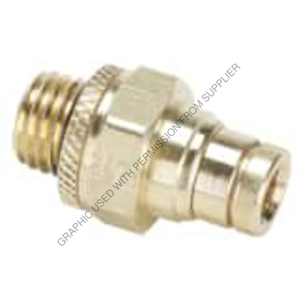 PH  Q68PTC4MA16R CONNECTOR 1/4 PTC STRAIGHT, ORG RED