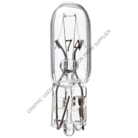 PLC 74B2 MINIATURE BULB BLISTER CARD