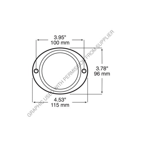 PMG B472A REFLECTOR-AMBER 3 W