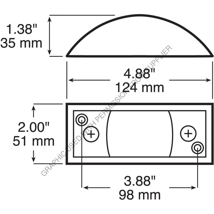 PMG M122A LIGHT - MARKER, AMBER V