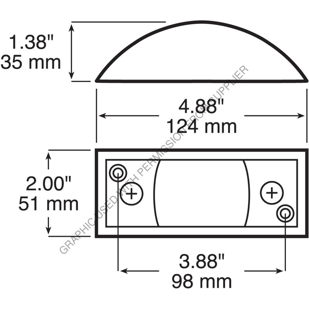 PMG M122R LIGHT - MARKER, RED VAN
