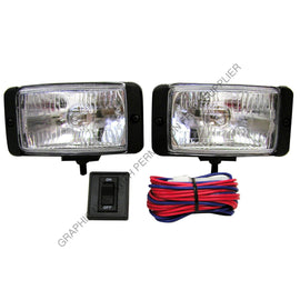 PMG V566 1 HALLOGEN DRIVING LIGHT CLEAR BLACK