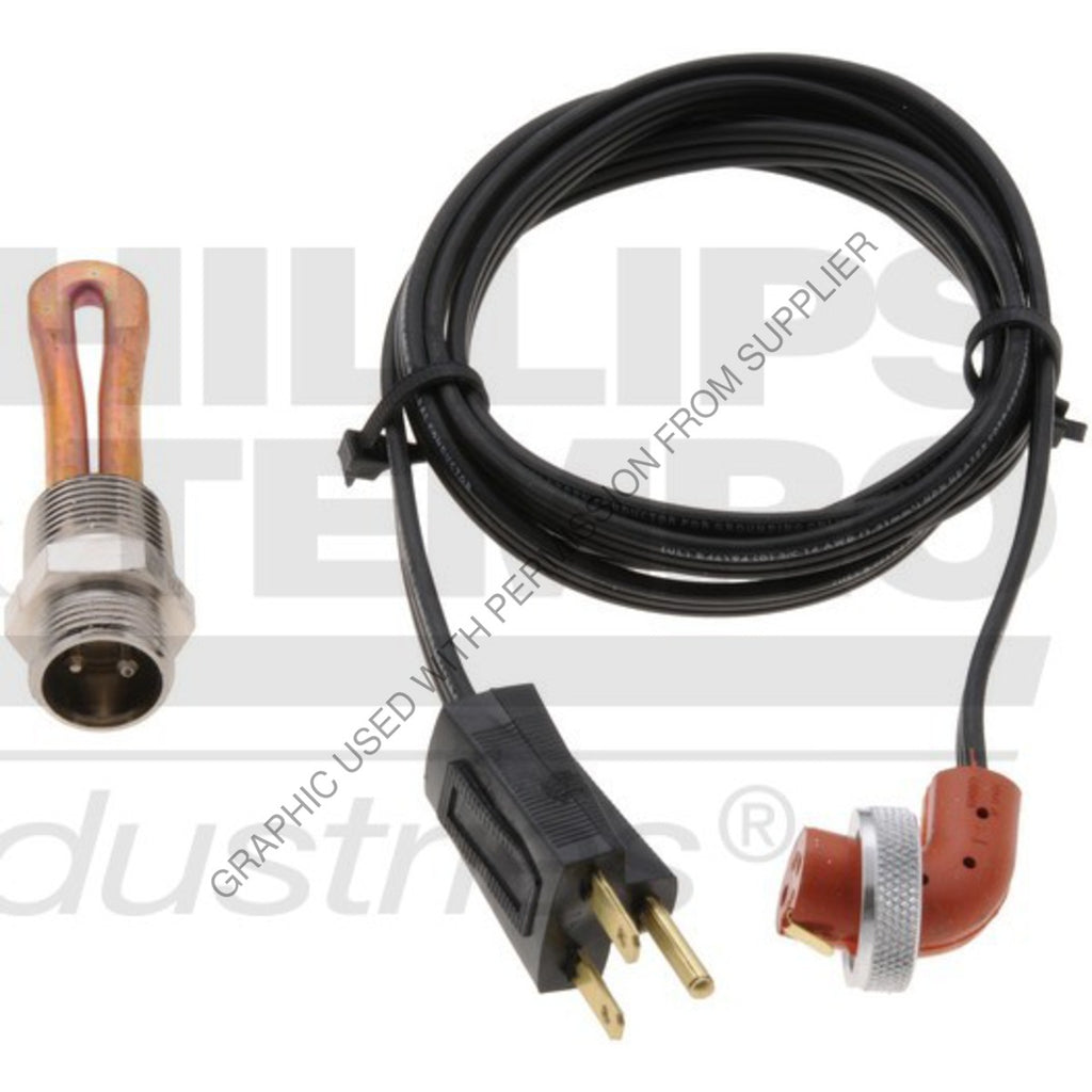 PSM 3500110 BLOCK HEATER, 750W, 240 VOLT