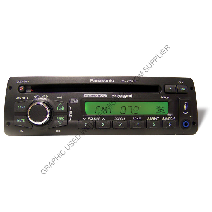 PSO CQ5109U RADIO, HEAVY DUTY AM/FM/CD/WB SXM READY