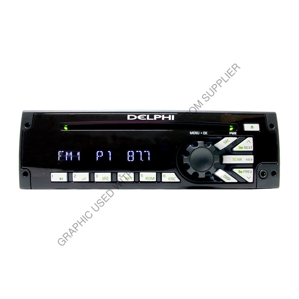 PSO PP105222 RADIO AM/FM/CD/WB, DEA510, GREEN ILLUM