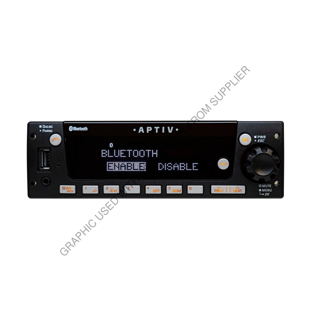 PSO PP107213 DEA711 APTIV AM/FM/WB/FRONT USB-BT AMBER