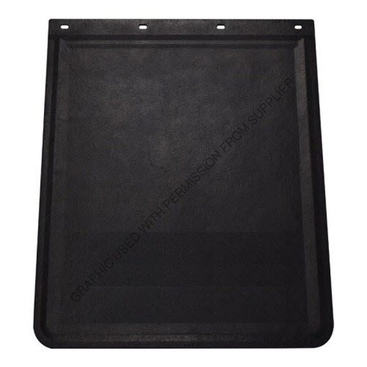 PYJ 24X24PB MUDFLAP PLAIN BLACK