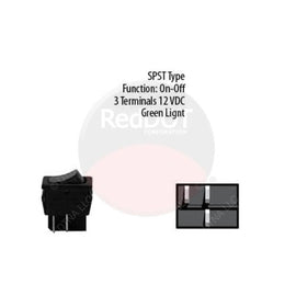 RDH RD5 8830 0 SWITCH - ROCKER GREE