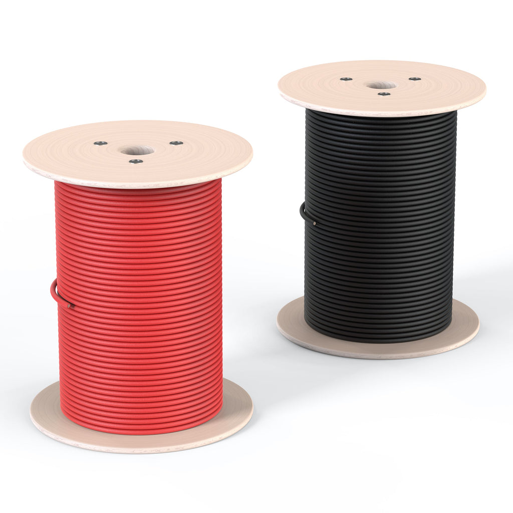 RS-8A500 10 Gauge 600V Solar Panel Extension Cable | 10AWG 600 Volt PV Red and Black Solar Panel Extension Wire (8 AWG)