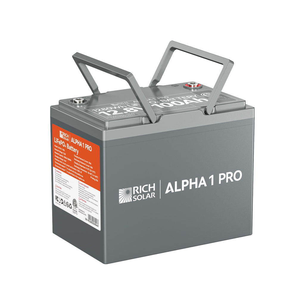 RS-B121SP ALPHA 1 PRO | 12V 100Ah LiFePO4 Battery