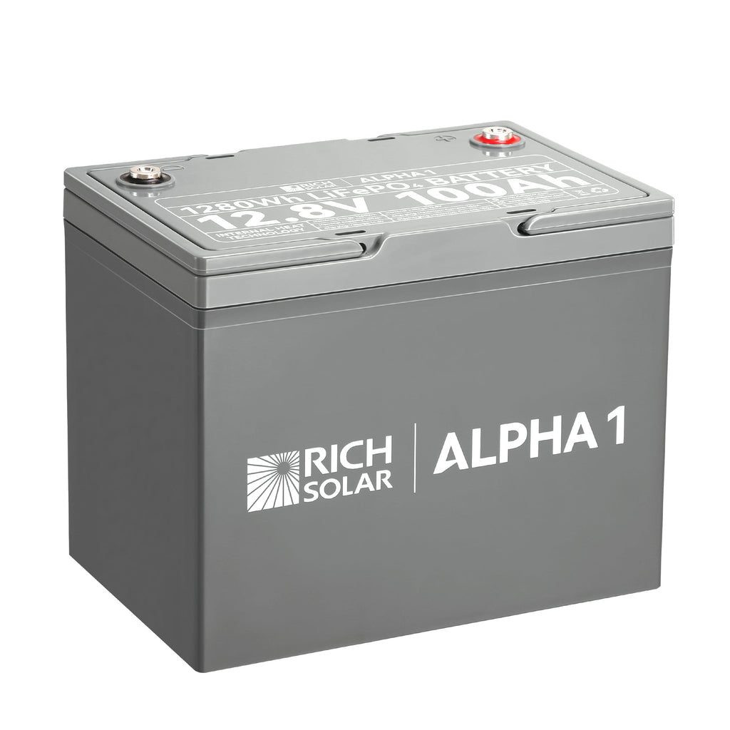 RS-B121S ALPHA 1 | 12V 100Ah LiFePO4 Battery