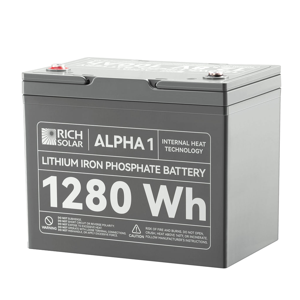 RS-B121S ALPHA 1 | 12V 100Ah LiFePO4 Battery