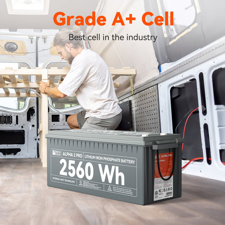 RS-B122SP ALPHA 2 PRO | 12V 200Ah LiFePO4 Battery