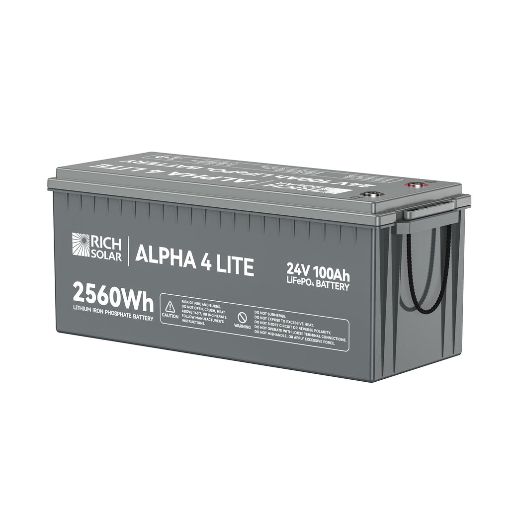RS-B24100 ALPHA 4 LITE | 24V 100Ah LiFePO4 Battery