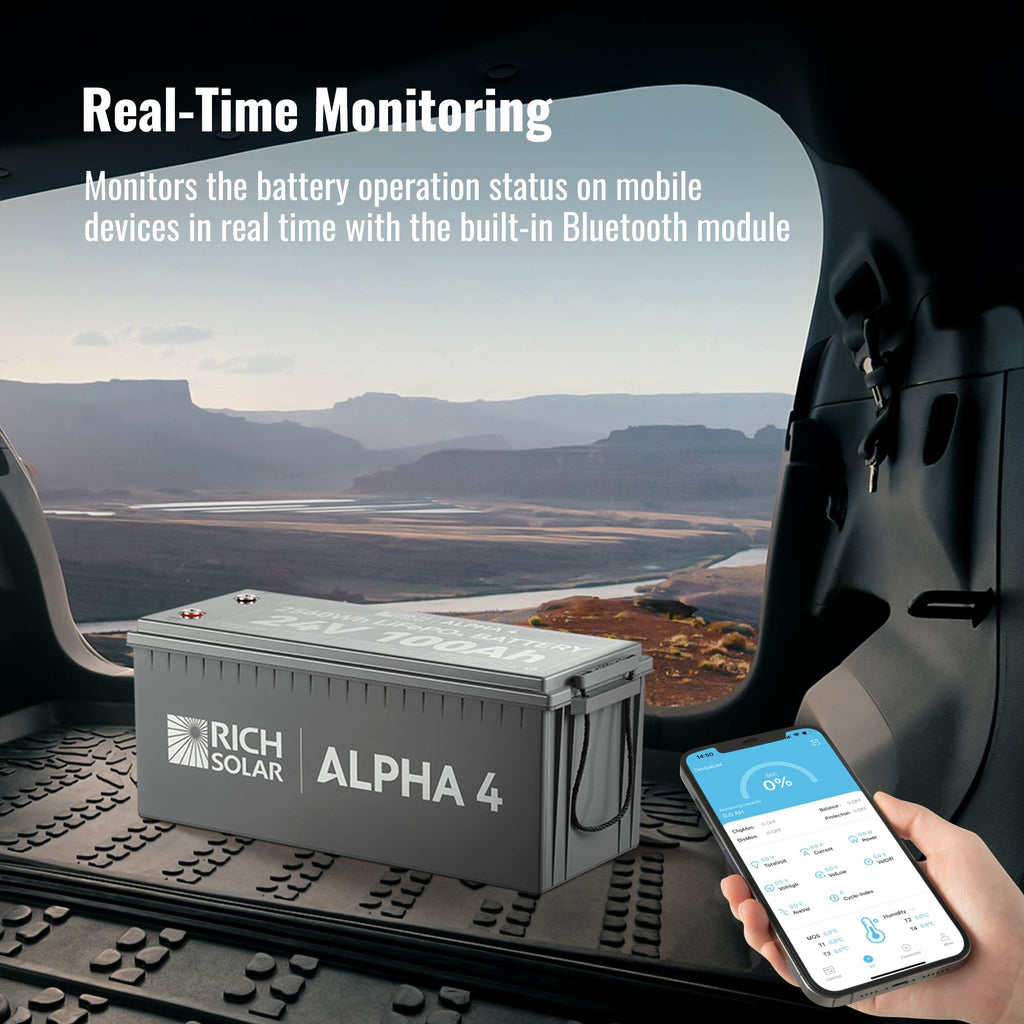 RS-B241S ALPHA 4 | 24V 100Ah LiFePO4 Battery