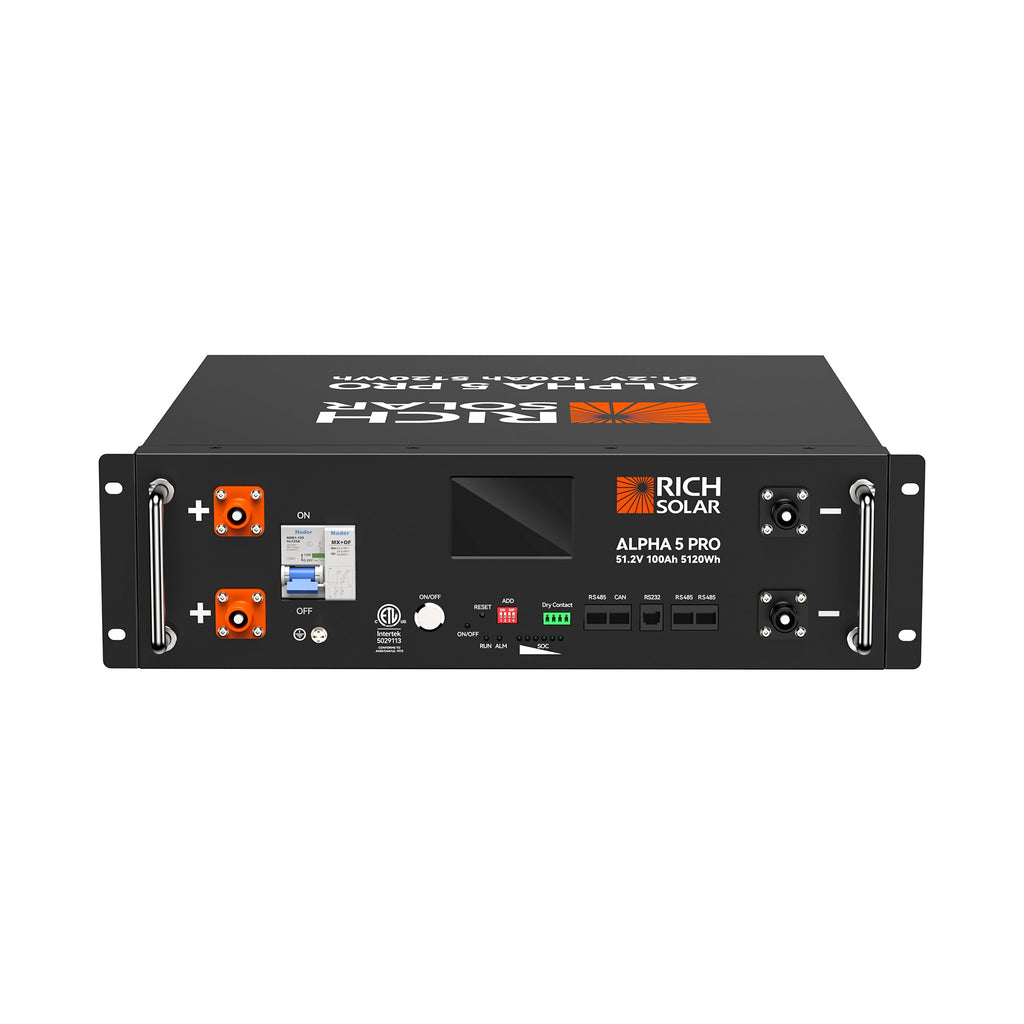 RS-B5121P ALPHA 5 PRO | 51.2V 100Ah LiFePO4 Battery (ALPHA 5 PRO)