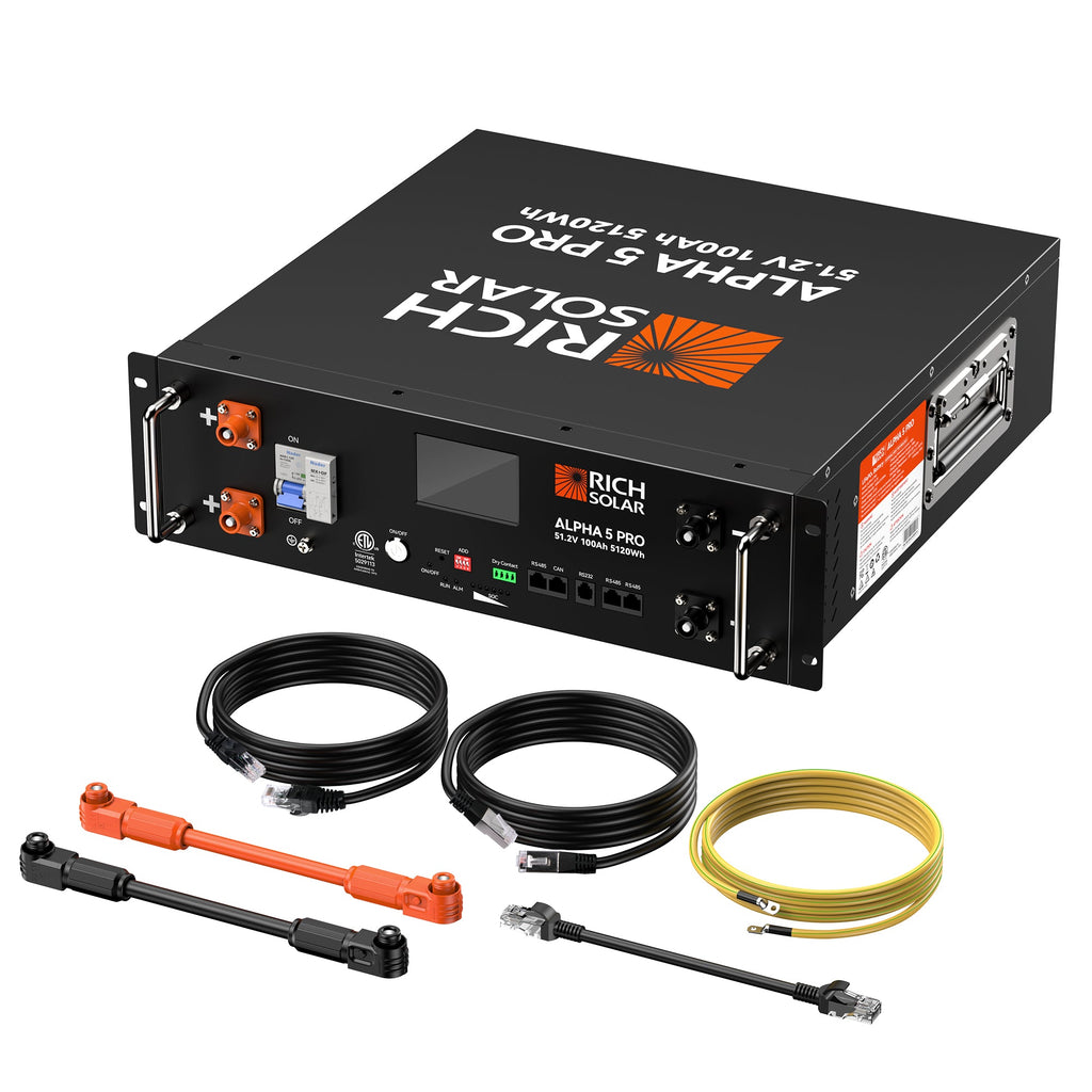 RS-B5121P ALPHA 5 PRO | 51.2V 100Ah LiFePO4 Battery (ALPHA 5 PRO)