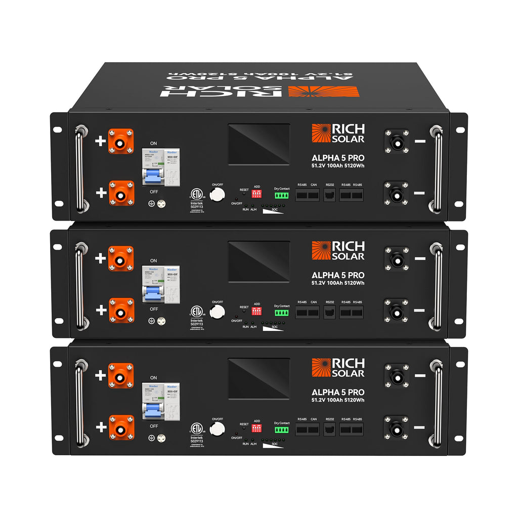 RS-B5121P ALPHA 5 PRO | 51.2V 100Ah LiFePO4 Battery (ALPHA 5 PRO)