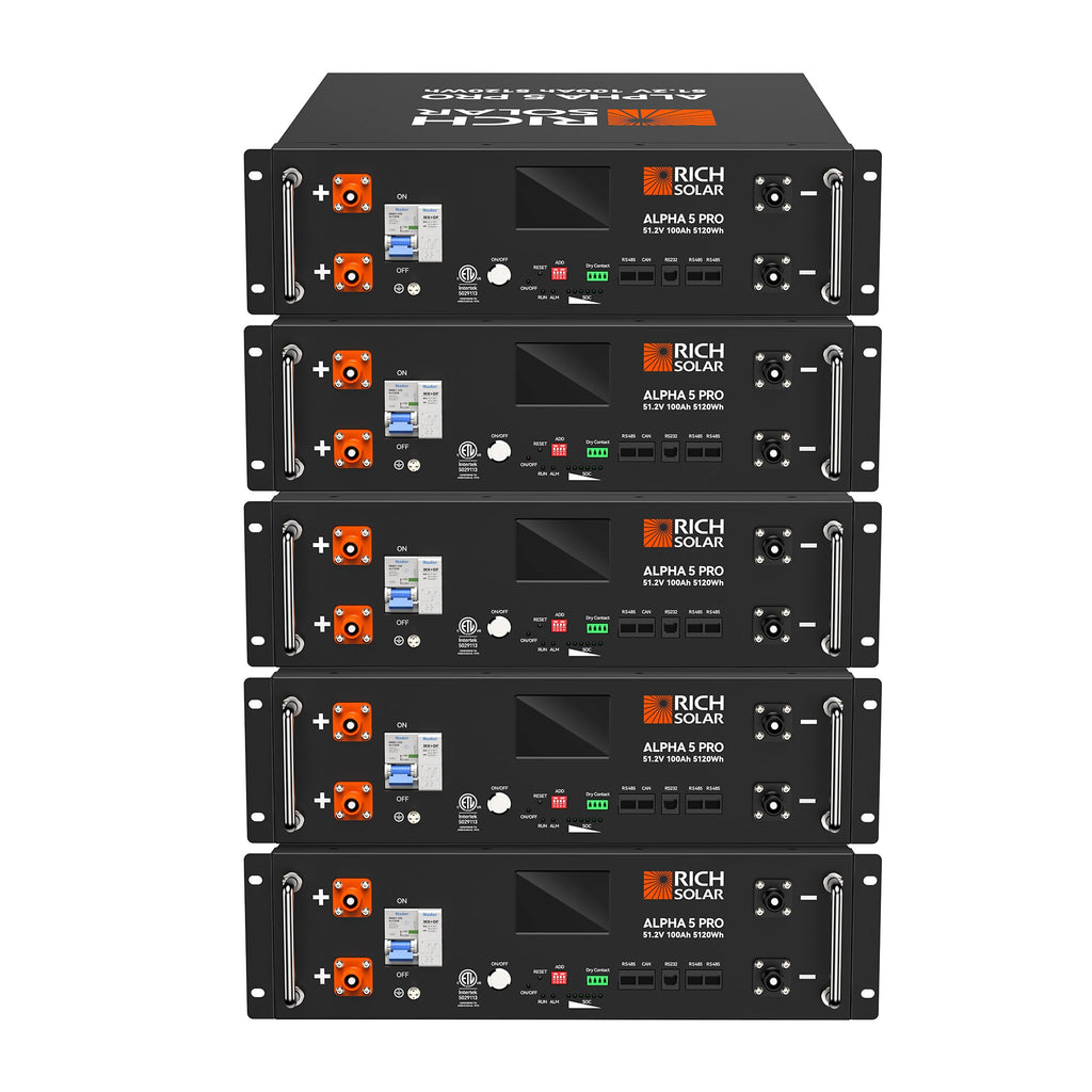 RS-B5121P ALPHA 5 PRO | 51.2V 100Ah LiFePO4 Battery (ALPHA 5 PRO)