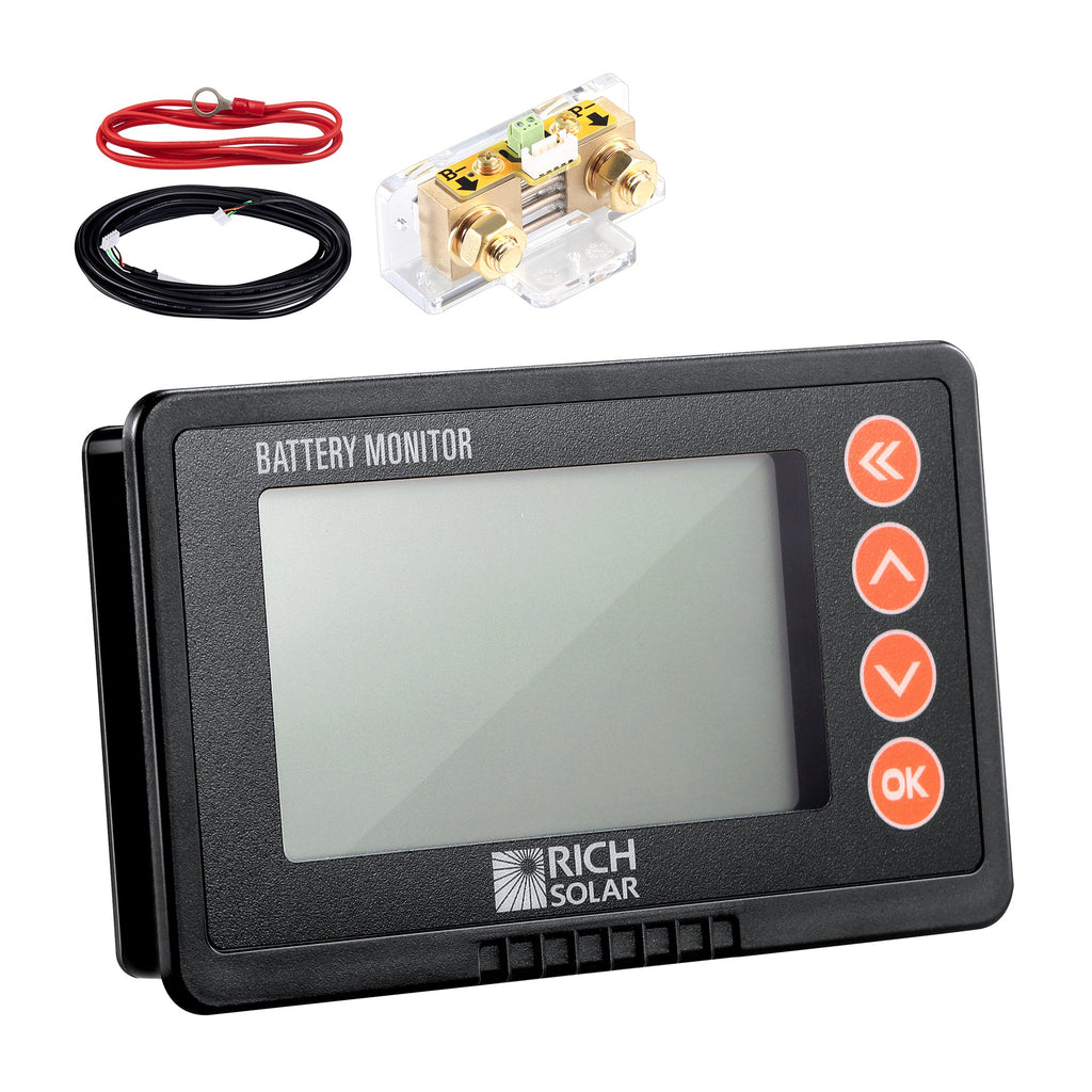 RS-BM500 500 Amp Battery Monitor with Shunt (Battery Monitor)