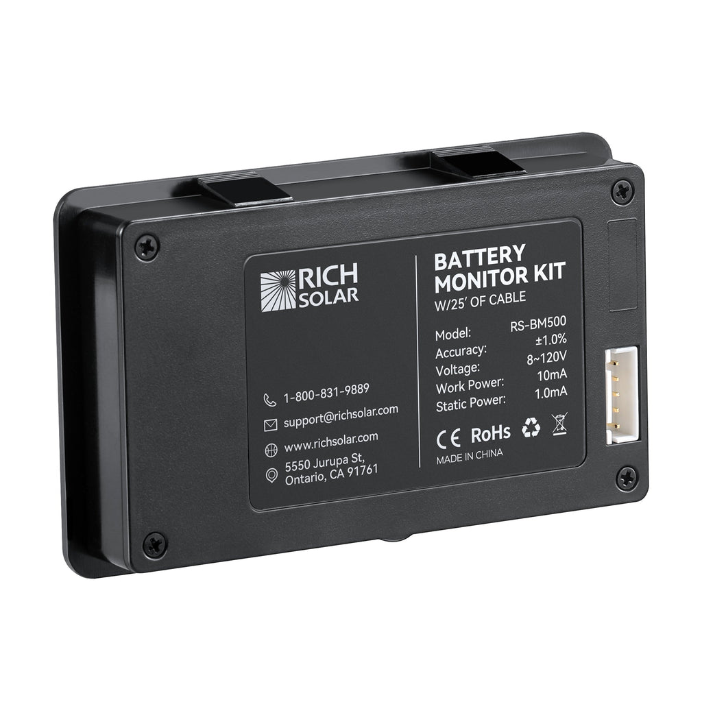 RS-BM500 500 Amp Battery Monitor with Shunt (Battery Monitor)