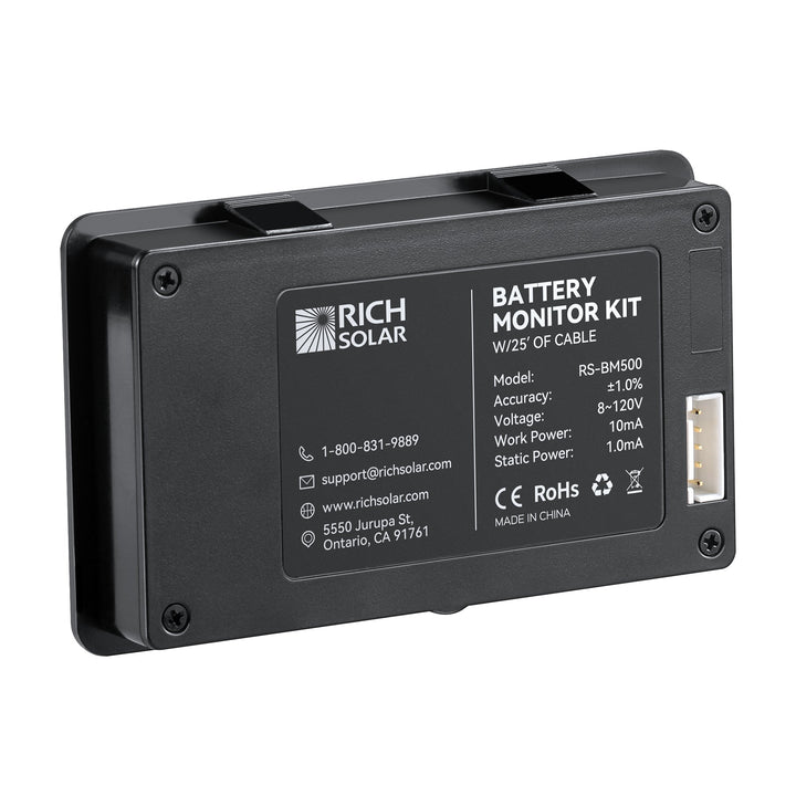 RS-BM500 500 Amp Battery Monitor with Shunt (Battery Monitor)