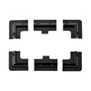 RS-CB6B Corner Bracket Mounts  (Black)