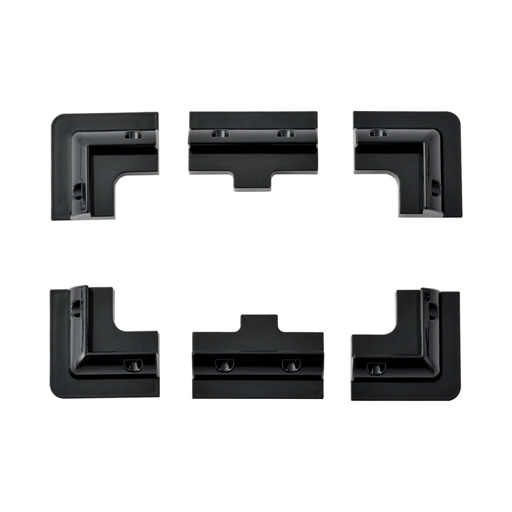 RS-CB6B Corner Bracket Mounts  (Black)
