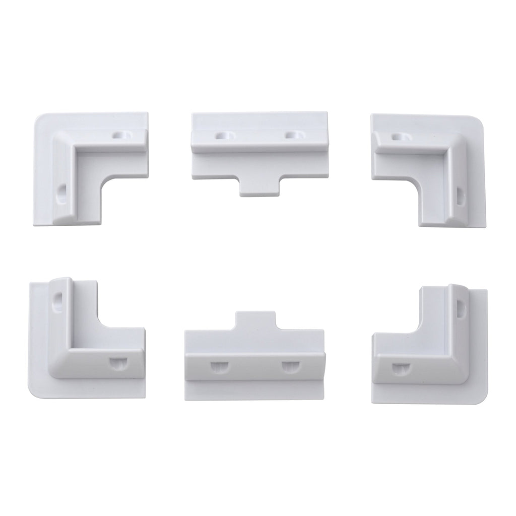 RS-CB6W Corner Bracket Mounts  (White)